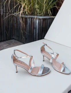 Online Sandali tacco 7cm pelle Donna Sandali Tacco Alto