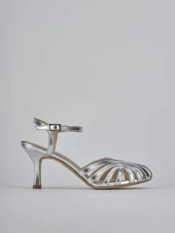 Discount Sandali tacco 6cm pelle Donna Sandali Tacco Alto