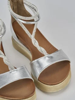 Best Sandali tacco 3cm pelle Donna Sandali Tacco Basso