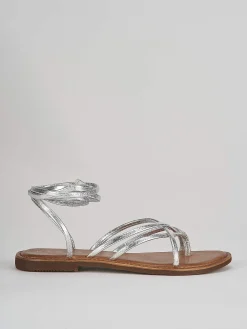 Sale Sandali tacco 1cm pelle Donna Sandali Tacco Basso