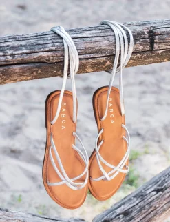 Sale Sandali tacco 1cm pelle Donna Sandali Tacco Basso