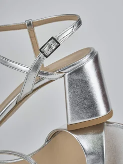 Sale Sandali tacco 9cm pelle Donna Sandali Tacco Alto