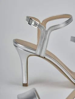 Outlet Sandali tacco 7cm pelle Donna Sandali Tacco Alto