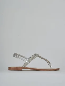 Hot Sandali tacco 1cm pelle Donna Sandali Tacco Basso