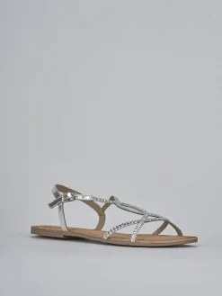 Online Sandali tacco 1cm pelle Donna Sandali Tacco Basso