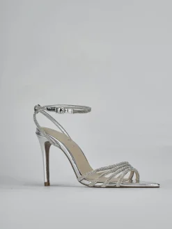 Sandali tacco 9cm pelle Donna Sandali Tacco Alto