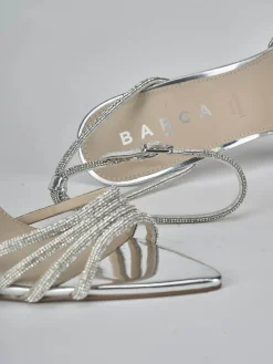 Sandali tacco 9cm pelle Donna Sandali Tacco Alto