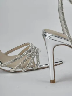 Sandali tacco 9cm pelle Donna Sandali Tacco Alto