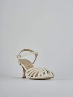 Sandali tacco 6cm pelle Donna Sandali Tacco Alto