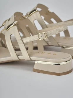 Sale Sandali tacco 1cm pelle Donna Sandali Tacco Basso