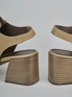 Sale Sandali tacco 6cm pelle Donna Sandali Tacco Alto