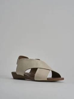 Online Sandali tacco 1cm pelle Donna Sandali Tacco Basso