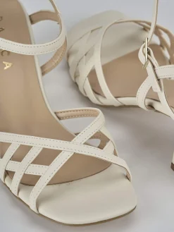 Best Sandali tacco 5cm pelle Donna Sandali Tacco Alto