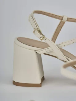 New Sandali tacco 9cm pelle Donna Sandali Tacco Alto