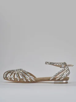 Sale Sandali tacco 1cm pelle Donna Sandali Tacco Basso