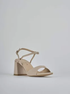Sandali tacco 9cm pelle Donna Sandali Tacco Alto