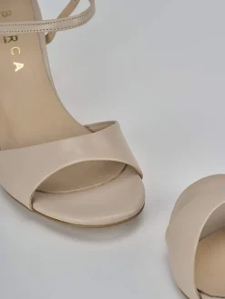 Sandali tacco 9cm pelle Donna Sandali Tacco Alto