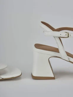 Sandali tacco 5cm pelle Donna Sandali Tacco Alto