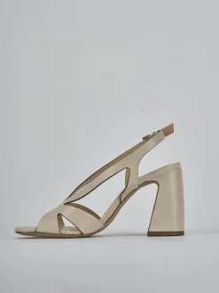 New Sandali tacco 6cm pelle Donna Sandali Tacco Alto