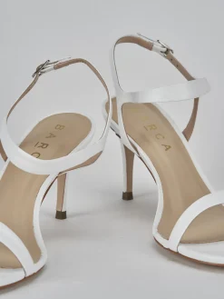 Hot Sandali tacco 7cm pelle Donna Sandali Tacco Alto