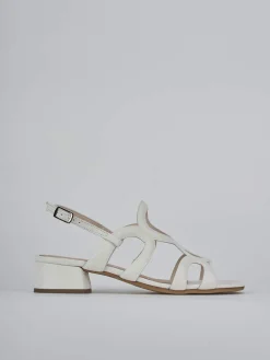 Outlet Sandali tacco 3cm pelle Donna Sandali Tacco Basso