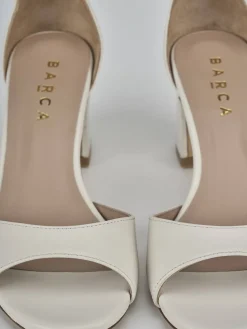 Clearance Sandali tacco 5cm pelle Donna Sandali Tacco Alto