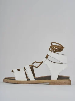 New Sandali tacco 1cm pelle Donna Sandali Tacco Basso