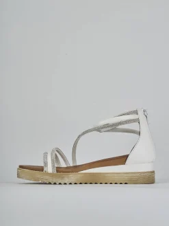 Best Sandali tacco 2cm pelle Donna Sandali Tacco Basso