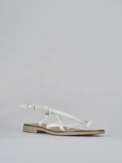 Hot Sandali tacco 1cm pelle Donna Sandali Tacco Basso