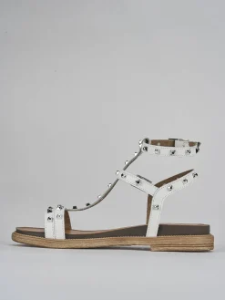 Sandali tacco 1cm pelle Donna Sandali Tacco Basso