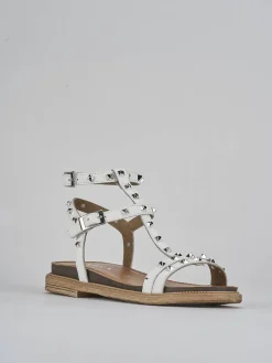 Sandali tacco 1cm pelle Donna Sandali Tacco Basso