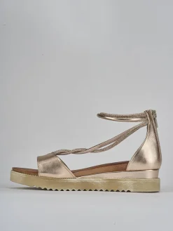 New Sandali tacco 3cm pelle Donna Sandali Tacco Basso