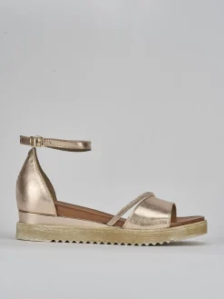 Sale Sandali tacco 2cm pelle Donna Sandali Tacco Basso