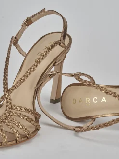 Clearance Sandali tacco 8cm pelle Donna Sandali Tacco Alto