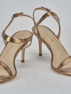 Hot Sandali tacco 7cm pelle Donna Sandali Tacco Alto