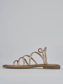 Discount Sandali tacco 1cm pelle Donna Sandali Tacco Basso