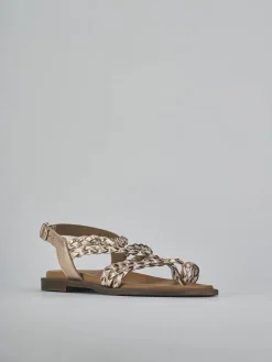 Online Sandali tacco 1cm pelle Donna Sandali Tacco Basso