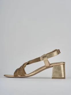 Hot Sandali tacco 5cm pelle Donna Sandali Tacco Alto