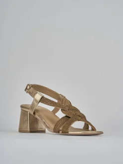 Hot Sandali tacco 5cm pelle Donna Sandali Tacco Alto