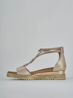 Online Sandali tacco 2cm pelle Donna Sandali Tacco Basso