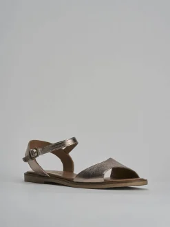 Hot Sandali tacco 1cm pelle Donna Sandali Tacco Basso