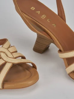 Clearance Sandali tacco 8cm pelle Donna Sandali Tacco Alto