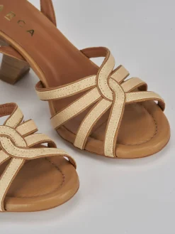 Clearance Sandali tacco 8cm pelle Donna Sandali Tacco Alto