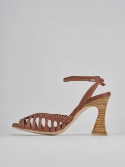 Hot Sandali tacco 8cm pelle Donna Sandali Tacco Alto