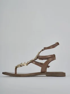 Sale Sandali tacco 1cm pelle Donna Sandali Tacco Basso