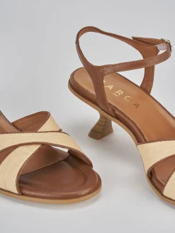 Sandali tacco 6cm pelle Donna Sandali Tacco Alto