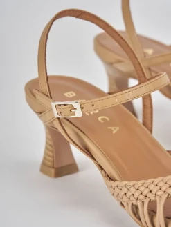 Sandali tacco 5cm pelle Donna Sandali Tacco Alto