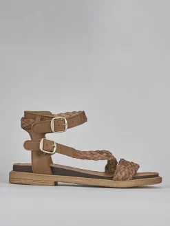 Discount Sandali tacco 1cm pelle Donna Sandali Tacco Basso