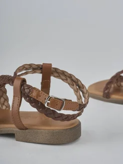 Online Sandali tacco 1cm pelle Donna Sandali Tacco Basso