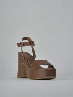 Sandali tacco 9cm pelle Donna Sandali Tacco Alto